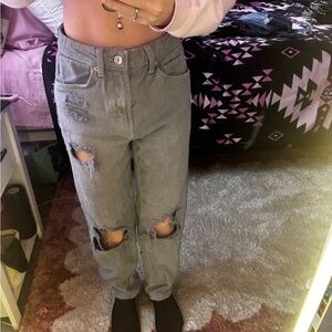Wild Fable Distressed Boyfriend Jeans in Gray